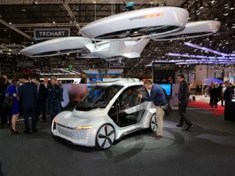 Женева-2018: летающие и автономные концепты pop up next от airbus и italdesign Pop up next - гибридный летающий автомобиль