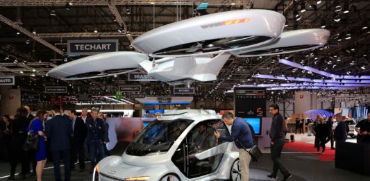 Женева-2018: летающие и автономные концепты pop up next от airbus и italdesign Pop up next - гибридный летающий автомобиль