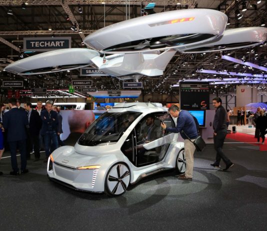 Женева-2018: летающие и автономные концепты pop up next от airbus и italdesign Pop up next - гибридный летающий автомобиль