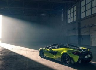 McLaren 600LT Spider: один очень впечатляющий фен