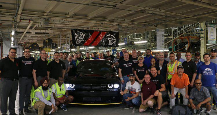 Dodge Challenger SRT Demon собран в конце 2018 года