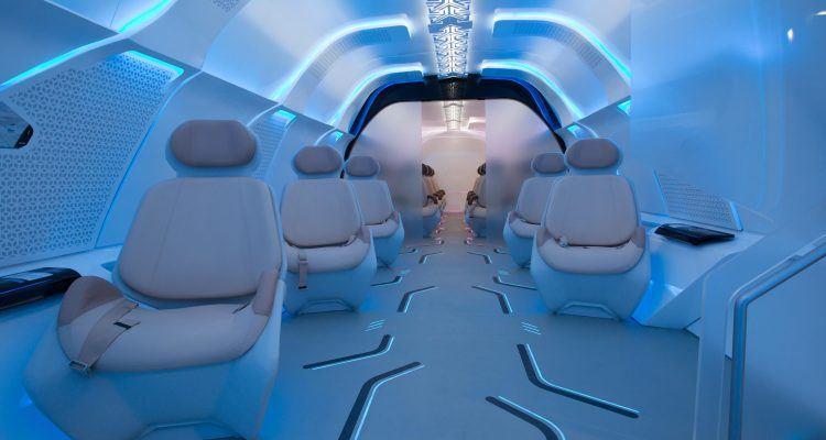 Команды BMW с Virgin Hyperloop One для Пассажирской капсулы Hyperloop в Дубае.