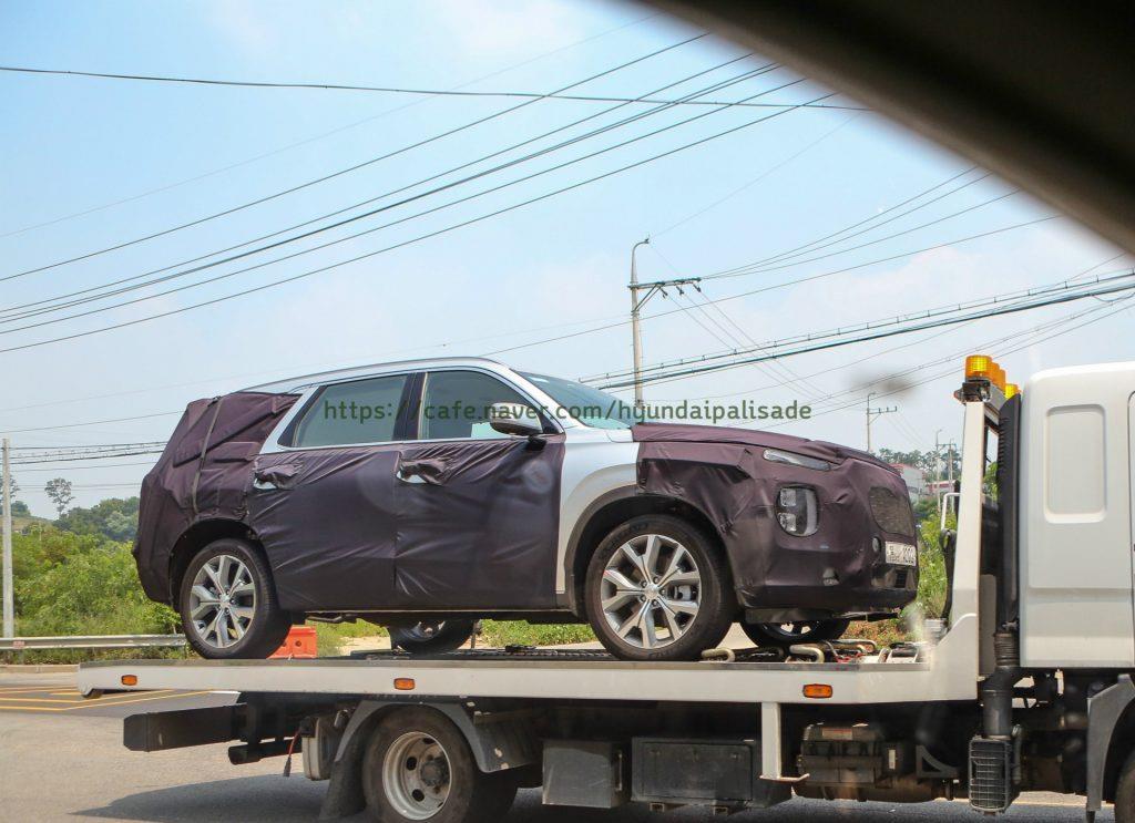 Hyundai Palisade Spied в Южной Корее