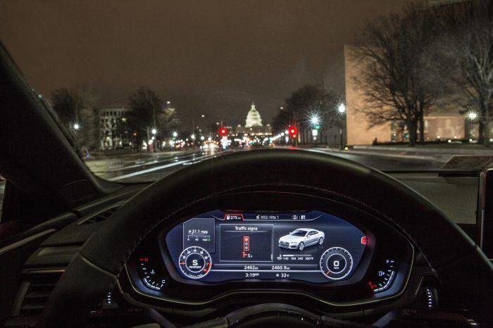 Транспортные средства Audi могут теперь «разговаривать» с светофорами в Вашингтоне, округ Колумбия