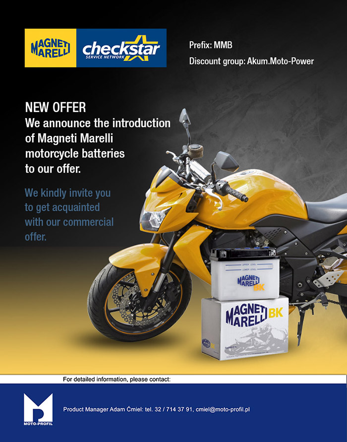 Motorcycle Batteries by Magneti Marelli