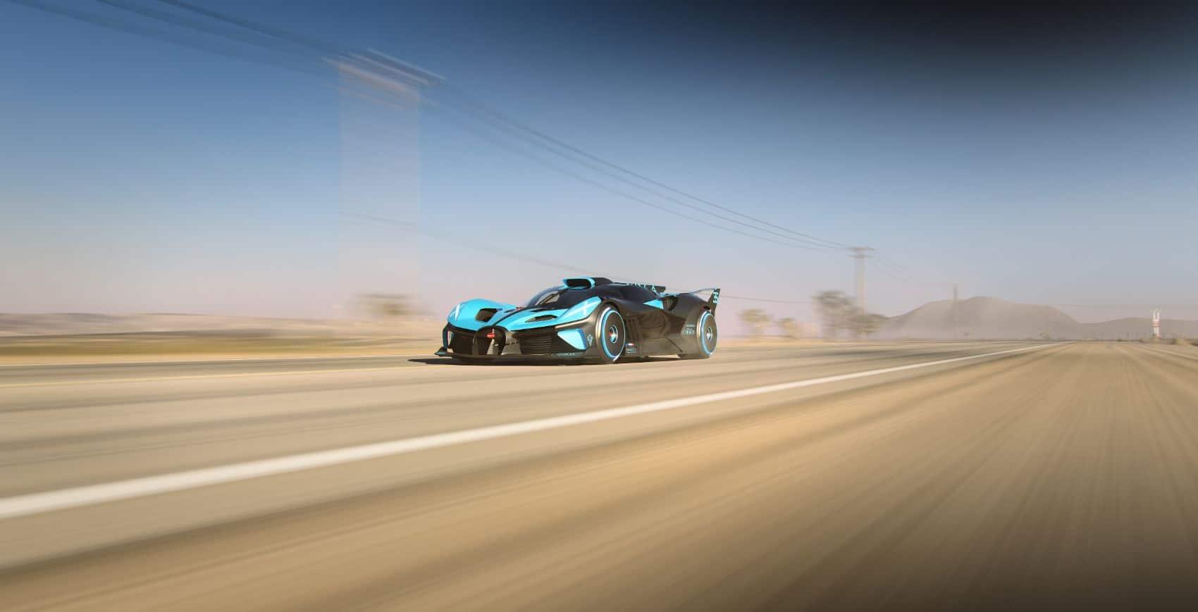 Возьмите Bugatti Bolide на виртуальный диск на своем смартфоне