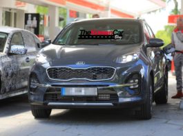 Kia sportage facelift spied не замаскированный Hauptseite