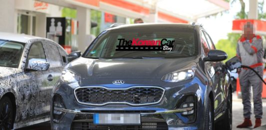Kia sportage facelift spied undisguised Hauptseite