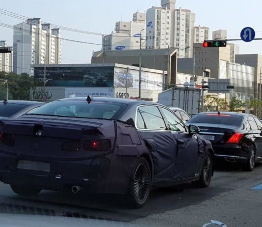 Genesis g90 facelift spied тестирование Strona główna
