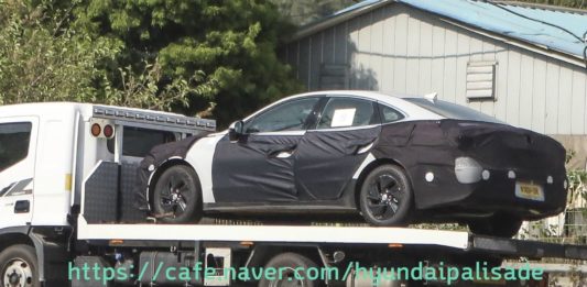 Hyundai sonata hybrid spied в южной корее Κύρια σελίδα