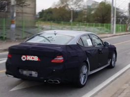 Genesis g70 facelift шпионил на дороге Κύρια σελίδα