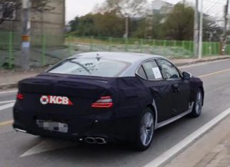 Genesis G70 Facelift spionerad på vägen