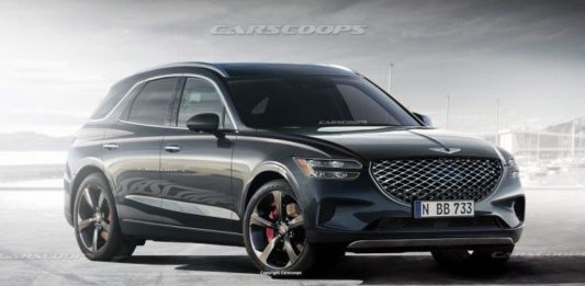Рендеринг 2021 genesis gv70 ホームページ