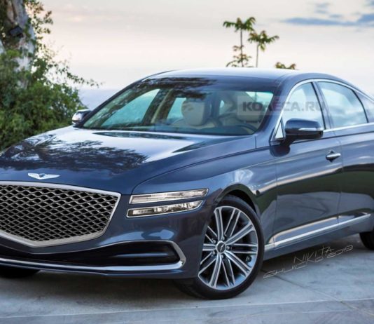 Genesis g80 визуализируется спереди и сзади Pagina iniziale