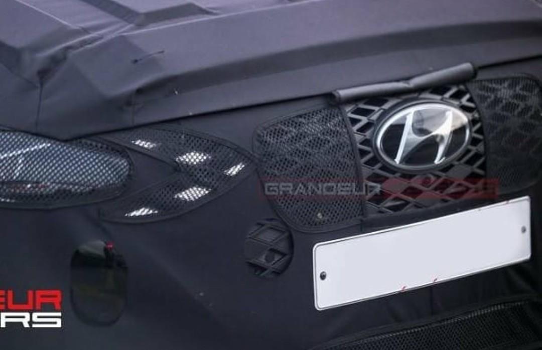 Hyundai Grandeur Spied с новой светодиодной DRL Signature