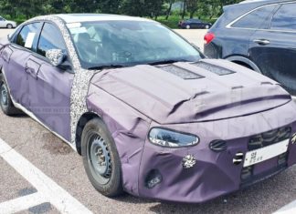Nästa generation Hyundai Elantra spioneras på i Sydkorea