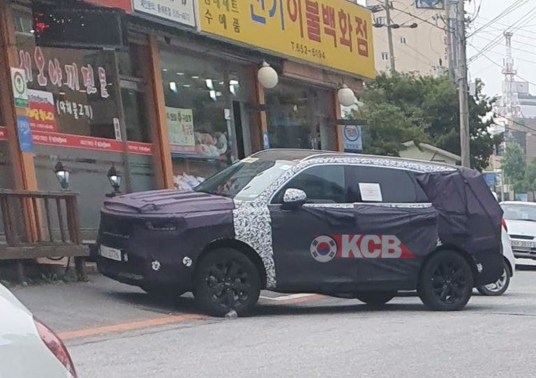 2021 Kia Sorento Spied в Южной Корее