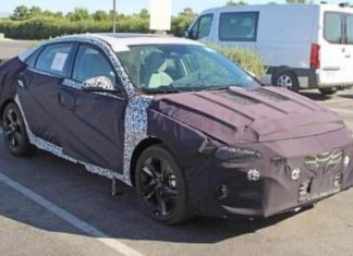 Hyundai Elantra следующего поколения шпионил впервые