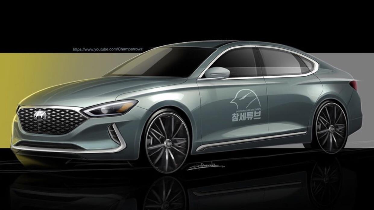 Визуализация: Hyundai Grandeur Facelift