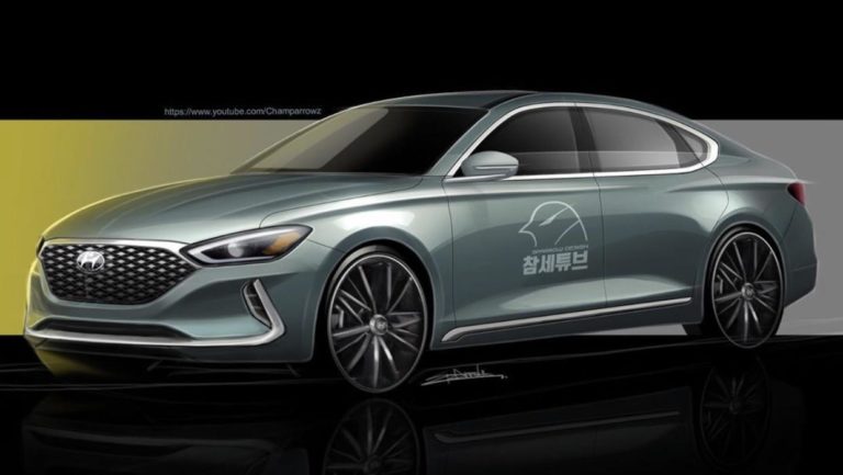 Визуализация: Hyundai Grandeur Facelift