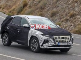 Hyundai tucson следующего поколения, шпионящий без переднего камуфляжа Startsida