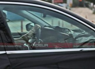 Hyundai Grandeur Facelift Spionat înăuntru