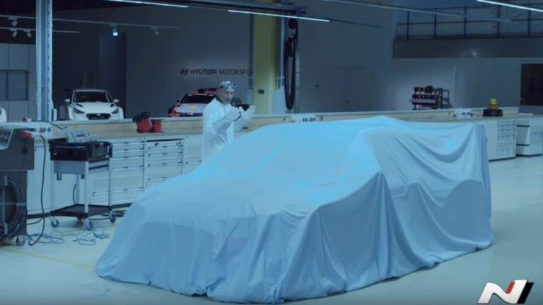 Hyundai Motorsport дразнит гоночный автомобиль EV для Франкфурта
