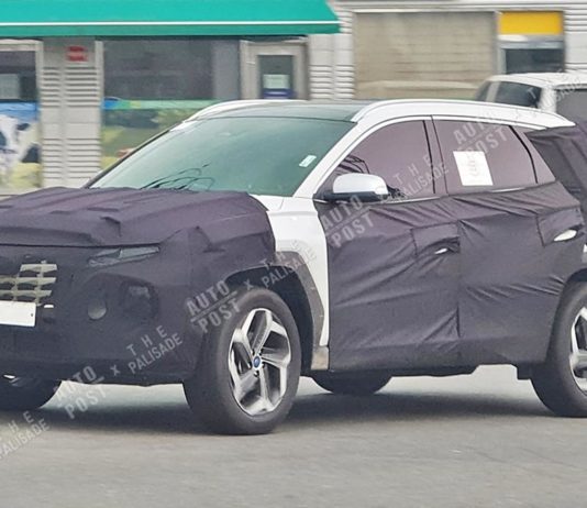 Hyundai tucson шпионят назад в южной корее Hauptseite
