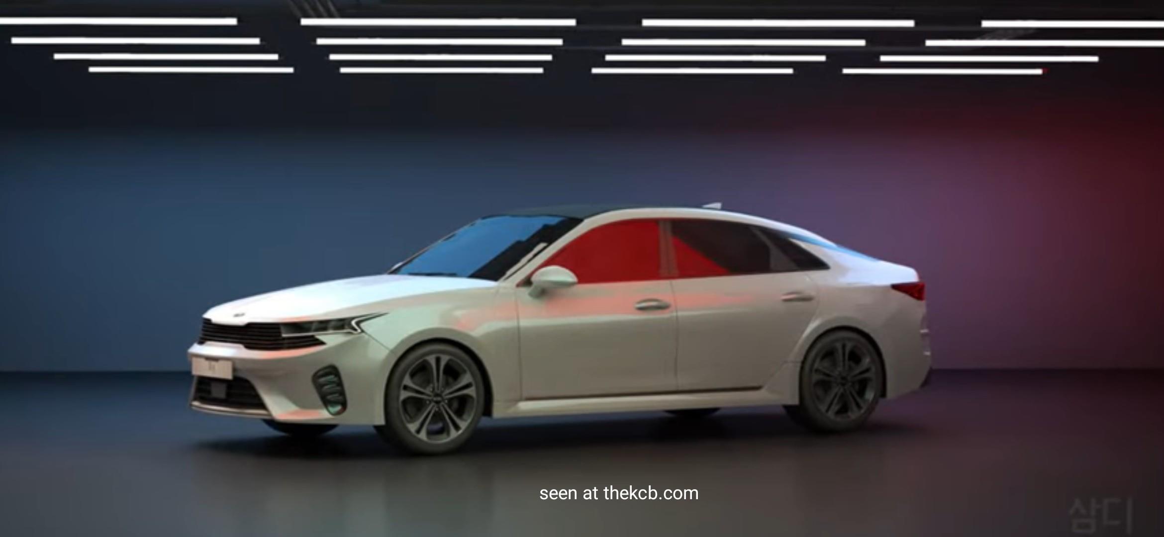 3D-рендеринг нового поколения Kia Optima