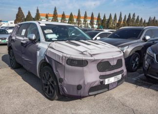 Следующего поколения Kia Sorento Spied в Южной Корее