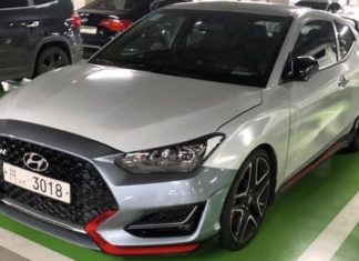 La mystérieuse Hyundai Veloster N espionnée