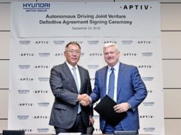 Hyundai motor group и aptiv подписали совместное предприятие по автономному вождению Strona główna