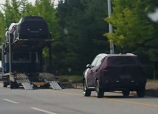 Un mystérieux SUV Hyundai espionné à l'usine d'Asan