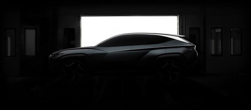 Hyundai для предварительного просмотра следующего поколения Tucson на LA AutoShow в концептуальной форме