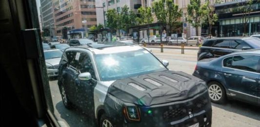 Kia telluride spied в южной корее, показать новые детали Головна сторінка