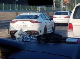 Испытательный прототип автомобиля kia stinger во время тестирования: фото Начална страница