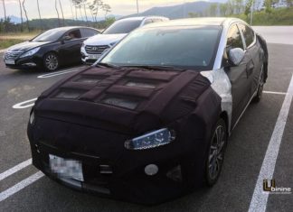 Hyundai Elantra 2019 с новыми деталями на тест-муле