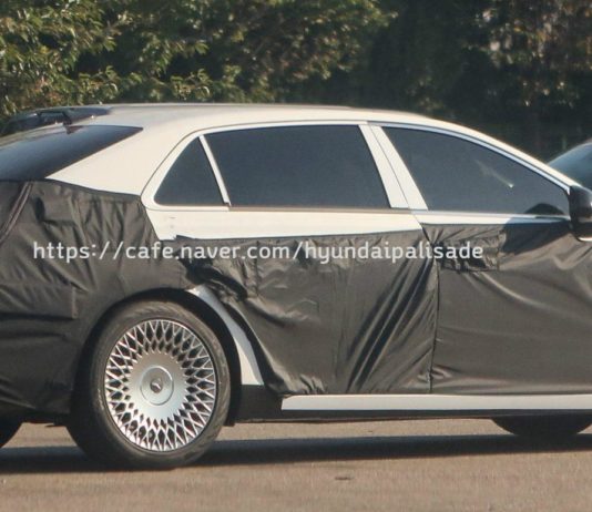 Шпионская съемка genesis g90 с тестирования в южной корее Κύρια σελίδα