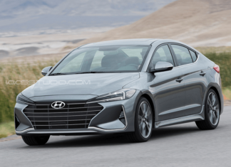 Hyundai Elantra Facelift Rendered