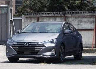 Новый Hyundai Elantra после реинжиниринга без камуфляжа