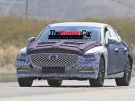 Genesis g80 spied, показывает свою переднюю решетку Pääsivu