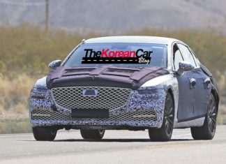 Genesis G80 Spied sfoggia la sua griglia anteriore