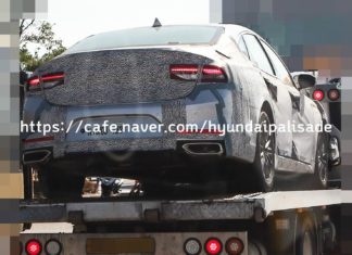 Scatti spia di Hyundai Grandeur in mimetica dalla Corea del Sud