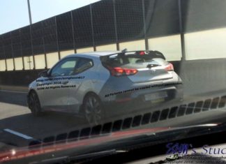 Hyundai Veloster N на тест-муле, тестируется версия DCT