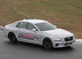 Genesis G80 esittelee tyylikkäät linjansa "vakoilukuvissa"