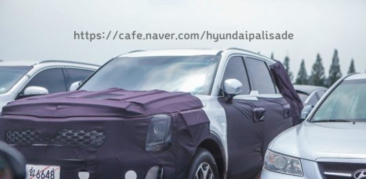 Kia telluride spied в южной корее Hauptseite