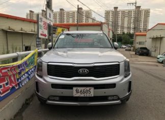 Le prime foto di Kia Telluride in natura