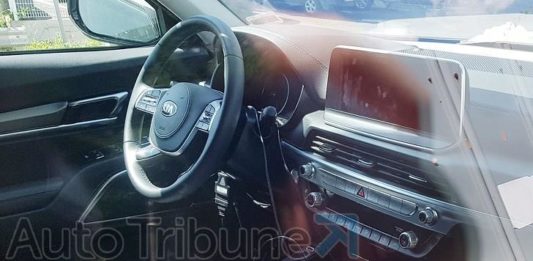 Kia telluride интерьерный шпион в неприкрытом виде Hauptseite