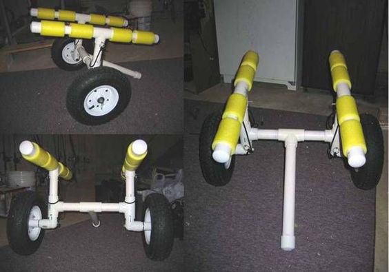 Как сделать прицеп для лодки к велосипеду из подручных материалов (фото)