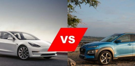 Виртуальный поединок: tesla model 3 против hyundai kona electric ホームページ